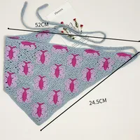 Unisex Vacation Pastoral Geometric Plaid Flower Cloth 1 Piece sku image 17