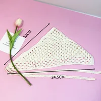 Unisex Vacation Pastoral Geometric Plaid Flower Cloth 1 Piece sku image 4
