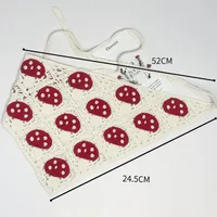 Unisex Vacation Pastoral Geometric Plaid Flower Cloth 1 Piece sku image 14