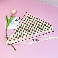 Unisex Vacation Pastoral Geometric Plaid Flower Cloth 1 Piece sku image 19