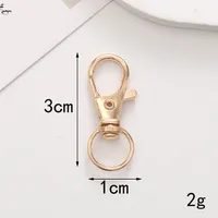 Zinc Alloy Lobster Clasp Keychain Jewelry DIY Handcrafted Accessories sku image 4