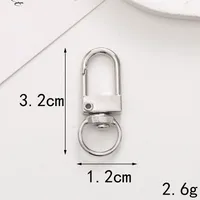Zinc Alloy Lobster Clasp Keychain Jewelry DIY Handcrafted Accessories main image 3