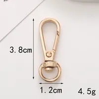 Zinc Alloy Lobster Clasp Keychain Jewelry DIY Handcrafted Accessories sku image 18