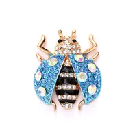 1 Piece 31*37mm 48*31mm Zinc Alloy Crystal Rhinestones Beetles Bee DIY Accessories main image 2