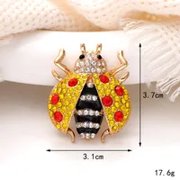 1 Piece 31*37mm 48*31mm Zinc Alloy Crystal Rhinestones Beetles Bee DIY Accessories sku image 5