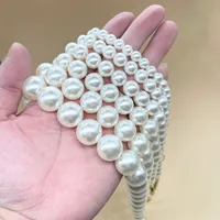 Artificial Pearl Metal Solid Color Bag Chain main image 3