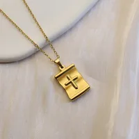 304 Stainless Steel 18K Gold Plated Simple Style Plating Inlay Sun Water Droplets Eye Natural Stone Pendant Necklace main image 3