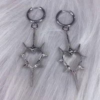 1 Pair Simple Style Classic Style Solid Color Patchwork 304 Stainless Steel Drop Earrings main image 3