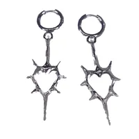 1 Pair Simple Style Classic Style Solid Color Patchwork 304 Stainless Steel Drop Earrings main image 5