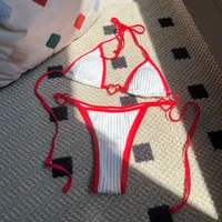 Women's Solid Color 2 Pieces Set Bikinis Swimwear main image 5