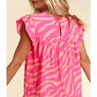 Women's Regular Dress Vacation Round Neck Short Sleeve Waves Above Knee Holiday Daily Date main image 2