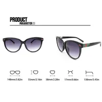 Casual Vintage Style Streetwear Geometric Ac Round Frame Full Frame Women's Sunglasses main image 8