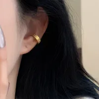 1 Pair Simple Style Classic Style Solid Color Titanium Steel Earrings main image 4