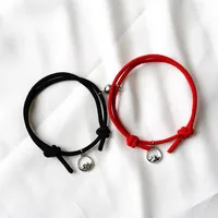 Wholesale Jewelry Simple Style Classic Style Commute Waves Alloy Rope Braid Drawstring Bracelets sku image 2