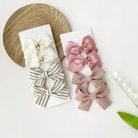 Girl'S Sweet Korean Style Bow Knot Cloth Polyester Hair Clip main image 1