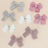 Girl'S Sweet Korean Style Bow Knot Cloth Polyester Hair Clip main image 3