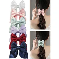 Women's Korean Style Solid Color Bow Knot Breeze Satin Headwear main image 3