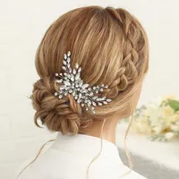 Women's Simple Style Classic Style Solid Color Metal Inlay Rhinestones Hair Clip main image 5