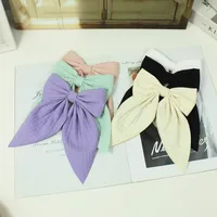 Women's Sweet Korean Style Bow Knot Satin Hair Clip main image 1