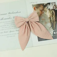 Women's Sweet Korean Style Bow Knot Satin Hair Clip sku image 4