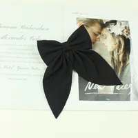 Women's Sweet Korean Style Bow Knot Satin Hair Clip sku image 2