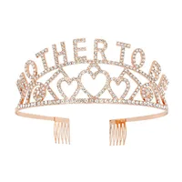 Women's Elegant Crown Alloy Inlay Rhinestones Crown sku image 4