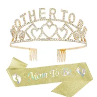 Women's Elegant Crown Alloy Inlay Rhinestones Crown main image 2