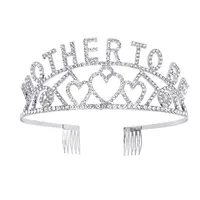 Women's Elegant Crown Alloy Inlay Rhinestones Crown sku image 3