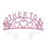 Women's Elegant Crown Alloy Inlay Rhinestones Crown sku image 1