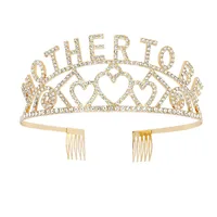 Women's Elegant Crown Alloy Inlay Rhinestones Crown sku image 5