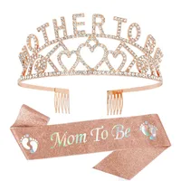 Women's Elegant Crown Alloy Inlay Rhinestones Crown sku image 12
