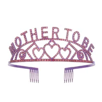 Women's Elegant Crown Alloy Inlay Rhinestones Crown sku image 7