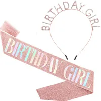 Birthday Princess Letter Cloth Holiday Birthday Costume Props main image 1