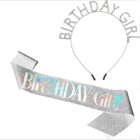 Birthday Princess Letter Cloth Holiday Birthday Costume Props main image 2
