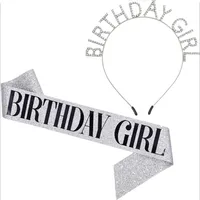 Birthday Princess Letter Cloth Holiday Birthday Costume Props sku image 13