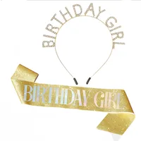 Birthday Princess Letter Cloth Holiday Birthday Costume Props sku image 17