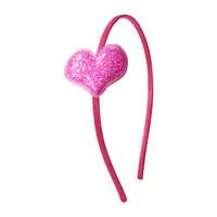 Women's Cute Heart Shape Cloth Handmade Hair Band sku image 3