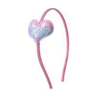 Women's Cute Heart Shape Cloth Handmade Hair Band main image 2