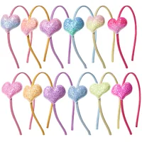 Women's Cute Heart Shape Cloth Handmade Hair Band main image 1