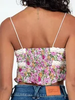 Women's Camisole Tank Tops Sexy Ditsy Floral main image 6