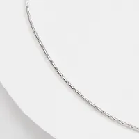 Simple Style Geometric Sterling Silver Polishing 14K Gold Plated White Gold Plated Women's Anklet main image 5