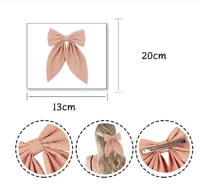 Women's Sweet Korean Style Bow Knot Satin Hair Clip main image 5