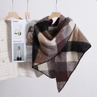 Women's Basic Lattice Polyester Scarf sku image 6