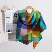 Women's Basic Lattice Polyester Scarf main image 4