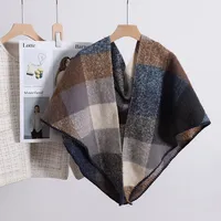 Women's Basic Lattice Polyester Scarf sku image 4