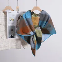 Women's Basic Lattice Polyester Scarf main image 3