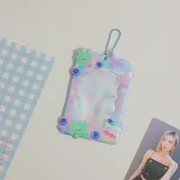 Women's Cartoon Heart Shape Pvc Card Holders sku image 2