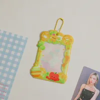 Women's Cartoon Heart Shape Pvc Card Holders sku image 3