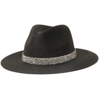 Stage Hat Men's Summer Panama Straw Hat Women's Light Diamond Top Hat British Grass Green Beach Sun Hat Sun Protection Hat Tide main image 2