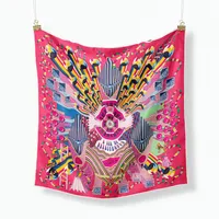 Women's Lady Classic Style Printing Twill Silk Scarf Scarf main image 2